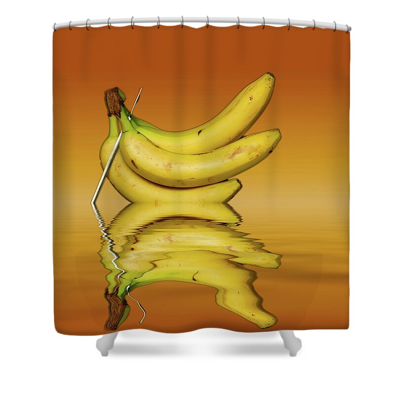 Banana Shower Curtain featuring the photograph Ripe Yellow Bananas #3 by David French