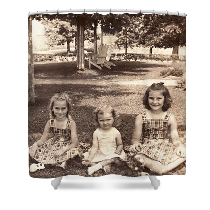 Juadane Shower Curtain featuring the photograph 3 Sisters by Quwatha Valentine