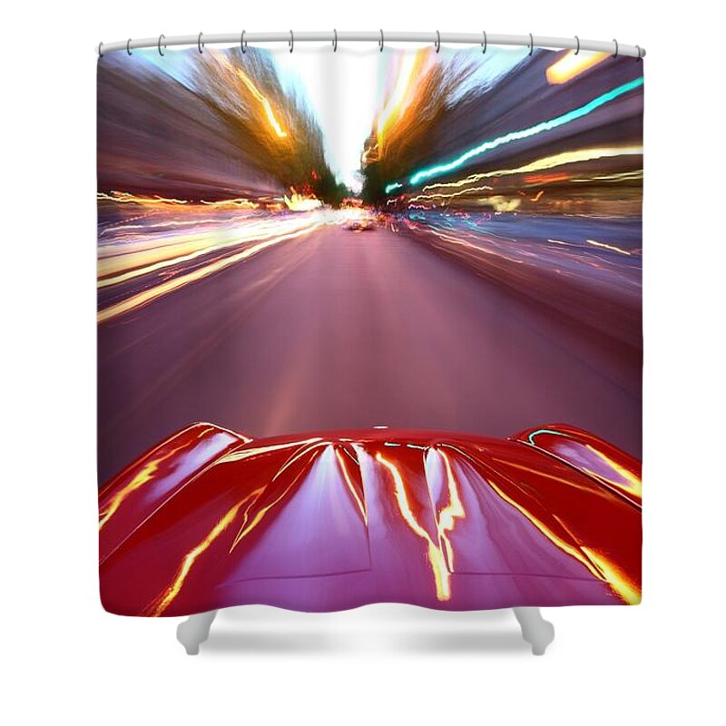 Time-lapse Shower Curtain featuring the photograph Time-lapse #3 by Jackie Russo