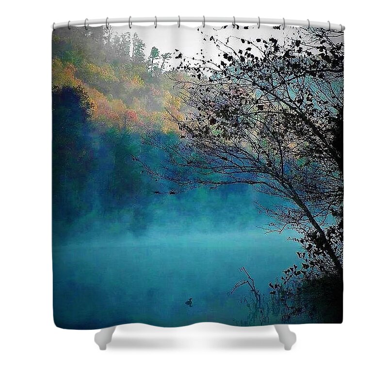 Sunrise Shower Curtain featuring the photograph To the MORNINGS #4 by Gary Edward Jennings