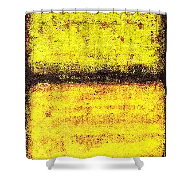 Rothko Shower Curtain featuring the painting Untitled No. 1 #3 by Julie Niemela