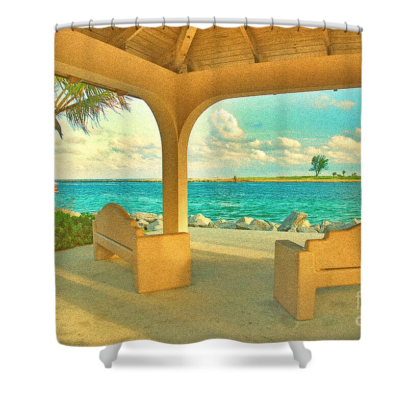Singer Island Shower Curtain featuring the photograph 31- Respite by Joseph Keane
