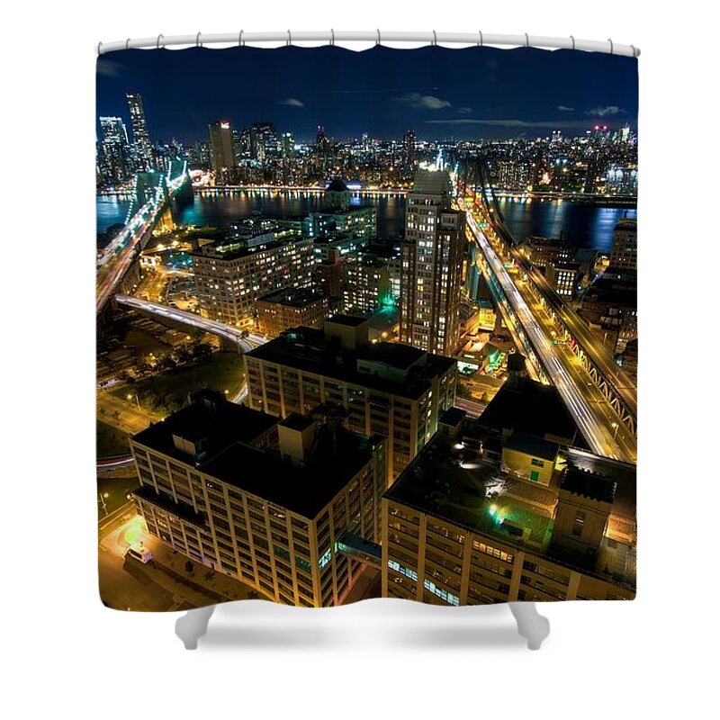 City Shower Curtain featuring the photograph City #32 by Jackie Russo