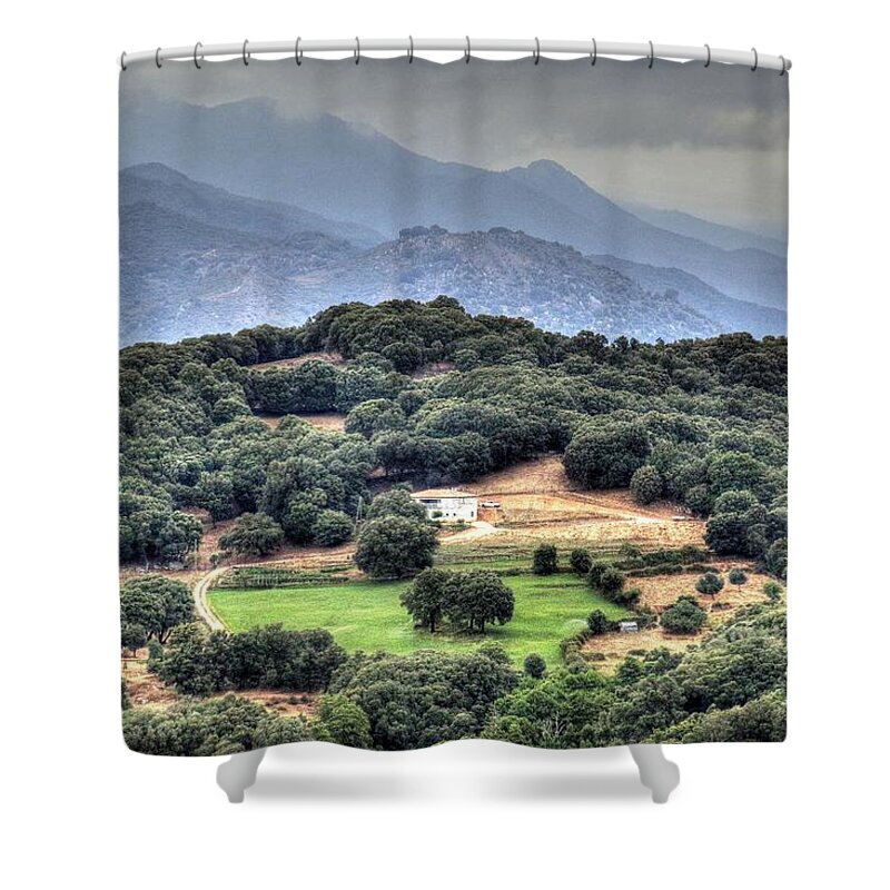 Corsica France Shower Curtain featuring the photograph Corsica France #32 by Paul James Bannerman