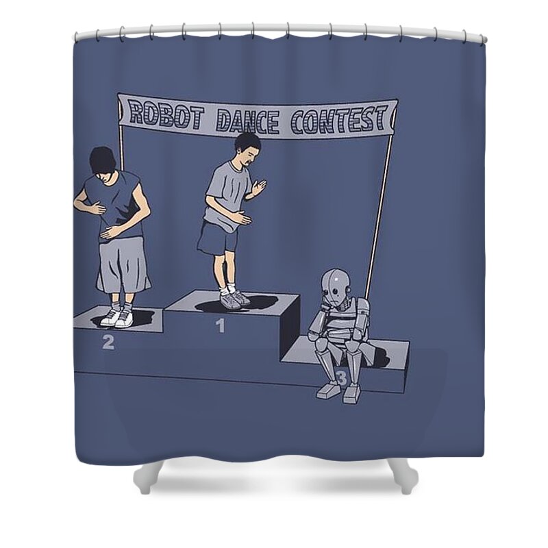 Funny Shower Curtain For Sale By Mery Moon