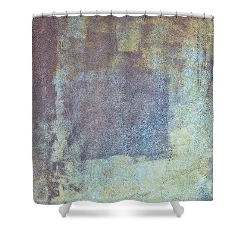 Abandoned Shower Curtain featuring the photograph Metal background #36 by Tom Gowanlock