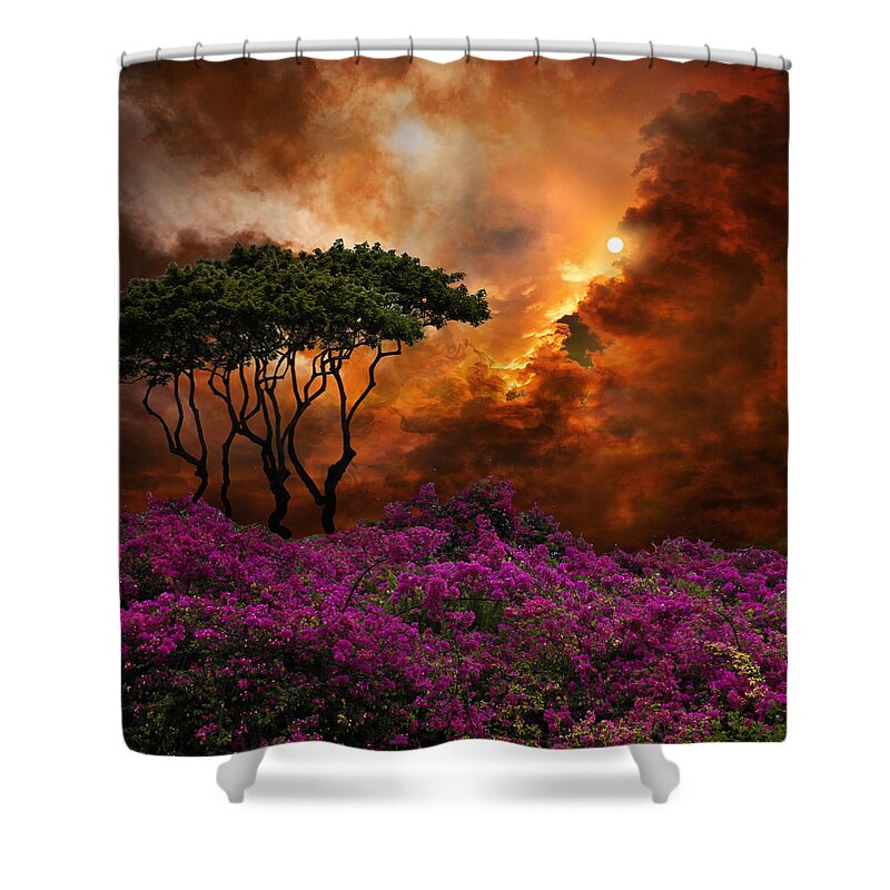 Trees Shower Curtain featuring the photograph 3957 by Peter Holme III