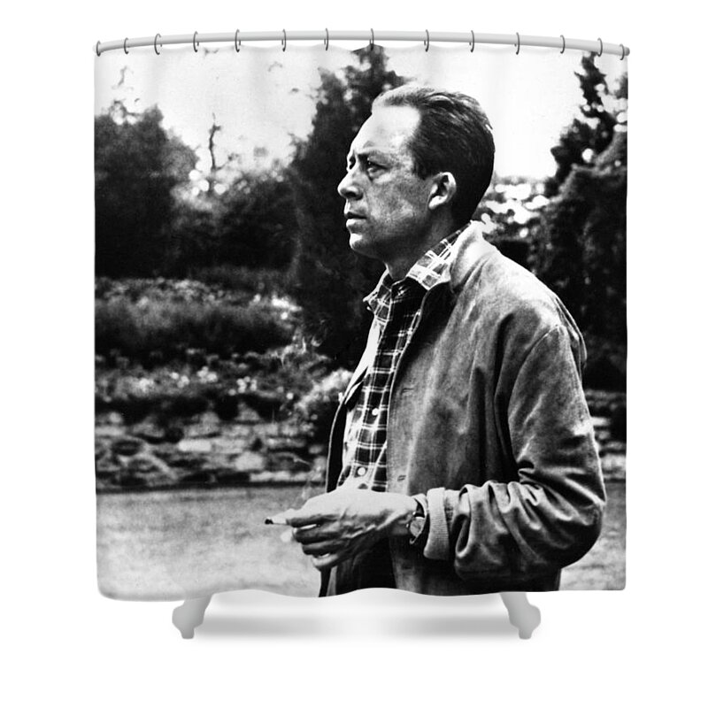20th Century Shower Curtain featuring the photograph Albert Camus (1913-1960) #4 by Granger