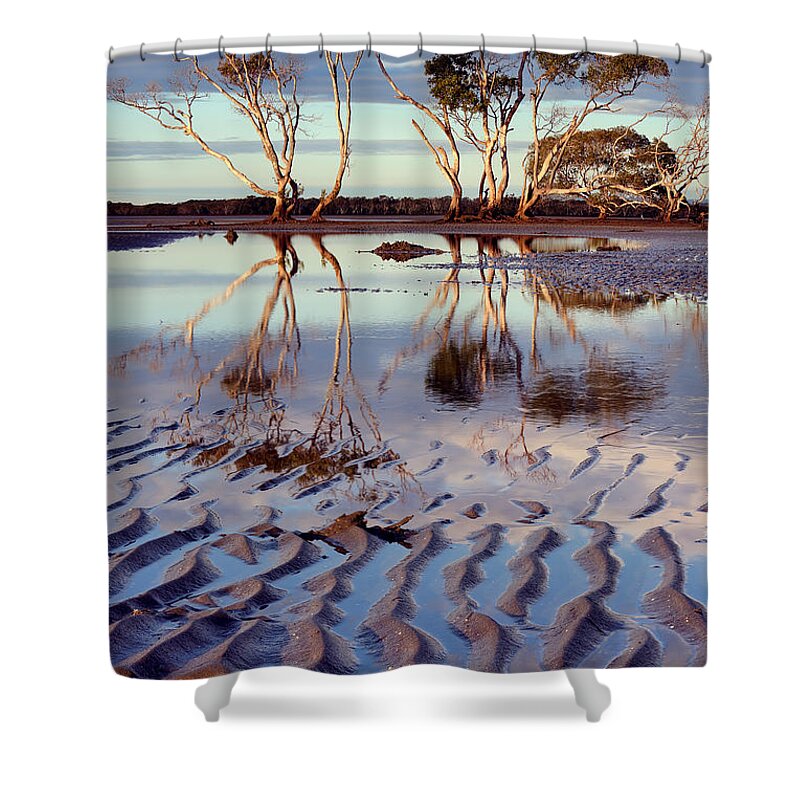Beachmere Shower Curtain featuring the photograph Beachmere #4 by Robert Charity