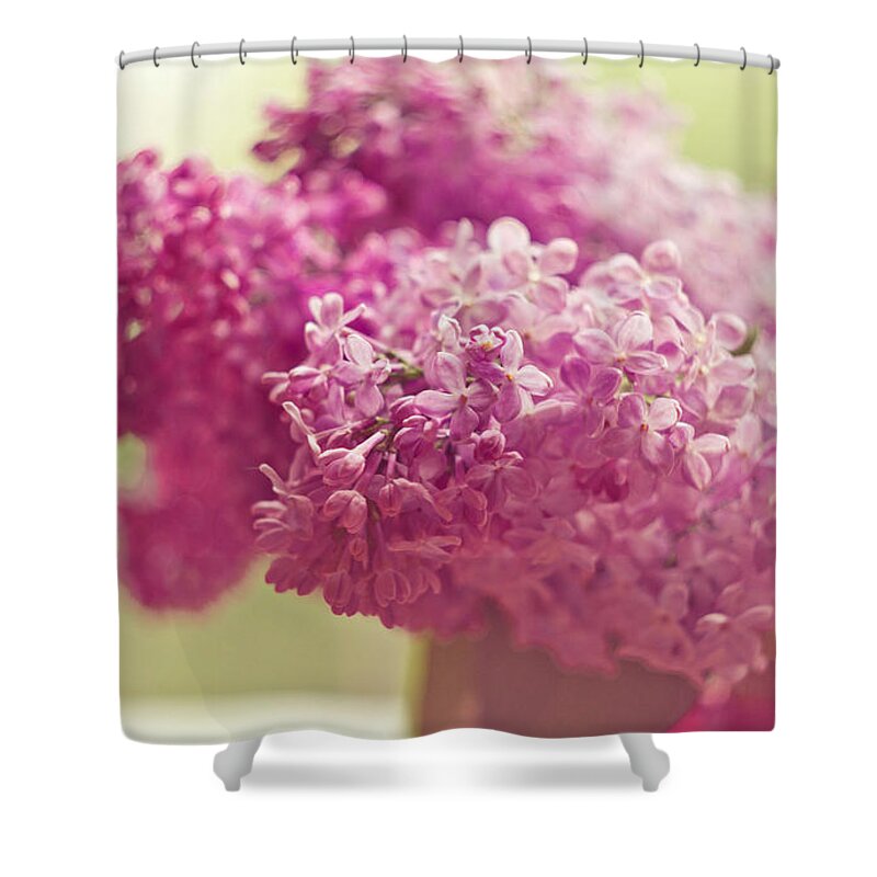 Flower Shower Curtain featuring the digital art Flower #4 by Maye Loeser