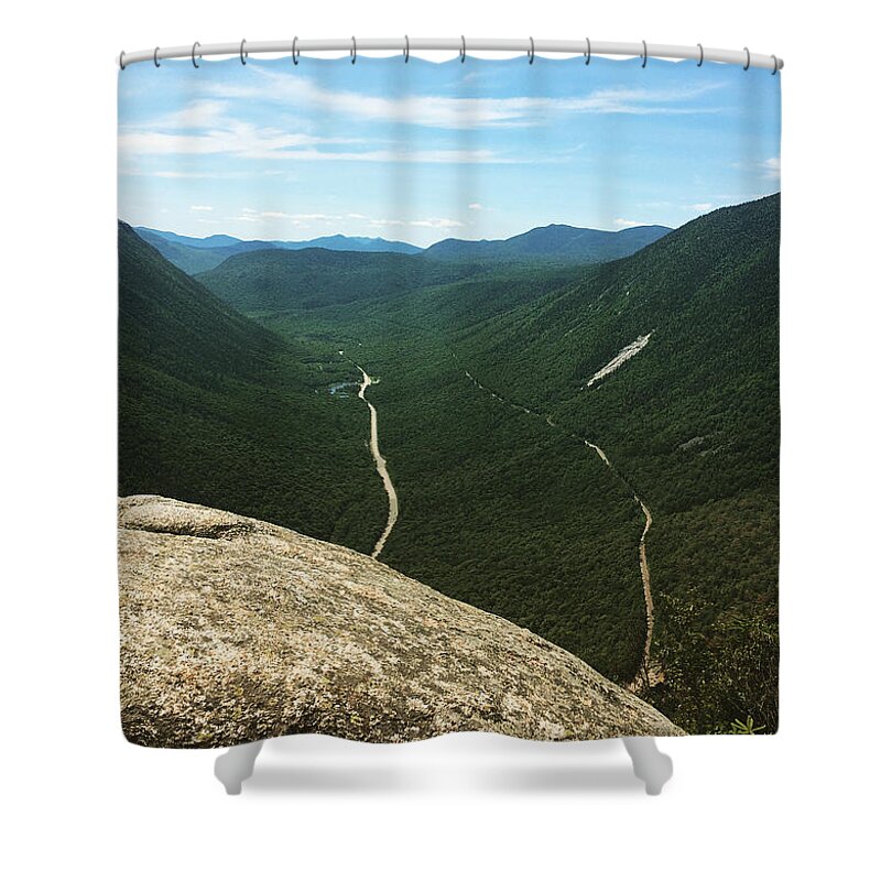 Landscape Shower Curtain featuring the photograph Hiking New Hampshire #4 by H Surette
