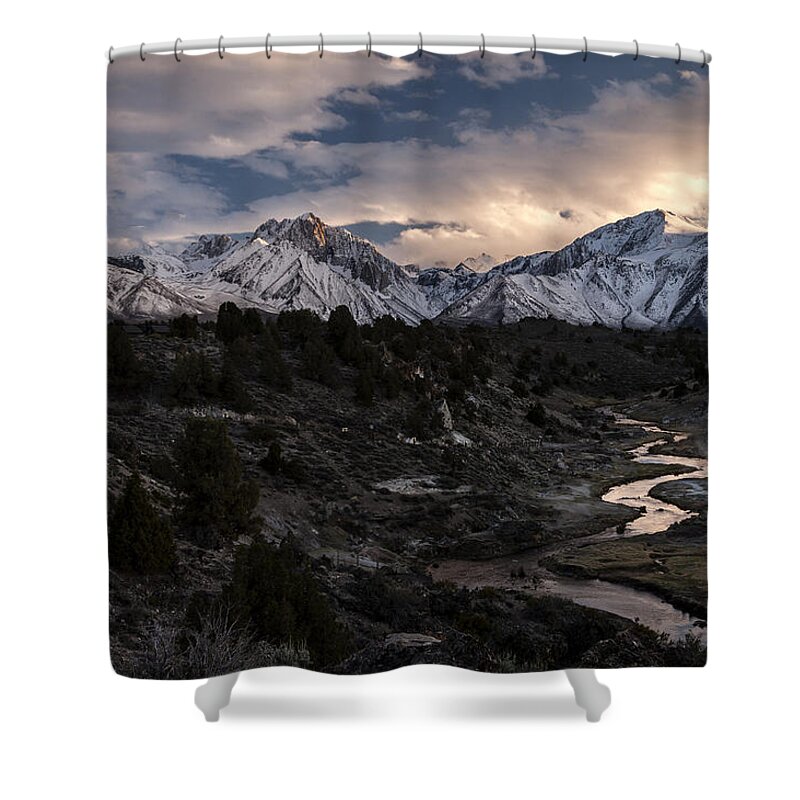 California Shower Curtain featuring the photograph Hot Creek #4 by Cat Connor
