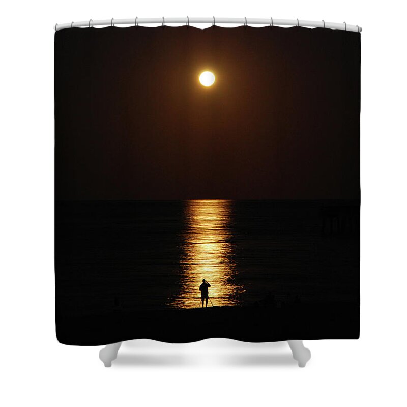 Super Moon Shower Curtain featuring the photograph 4- Super Moon by Joseph Keane