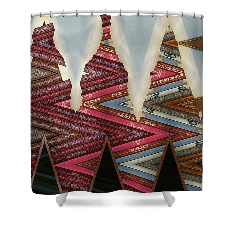 Abstract Shower Curtain featuring the digital art 4 U 41 by John Saunders