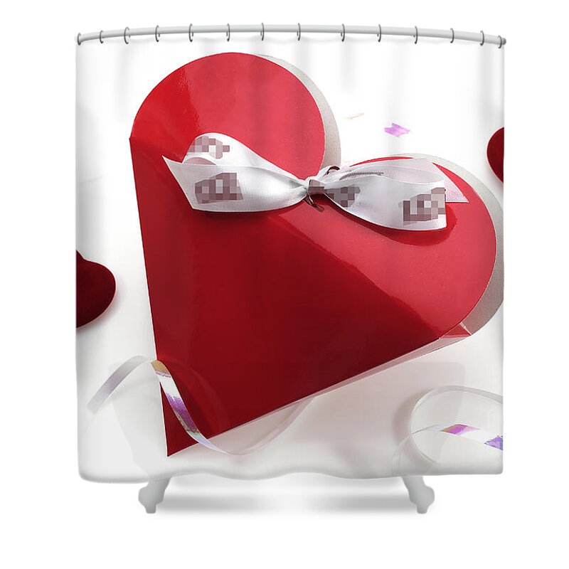 Chocolate Shower Curtain featuring the photograph Valentines Day Chocolates #4 by Gerard Lacz