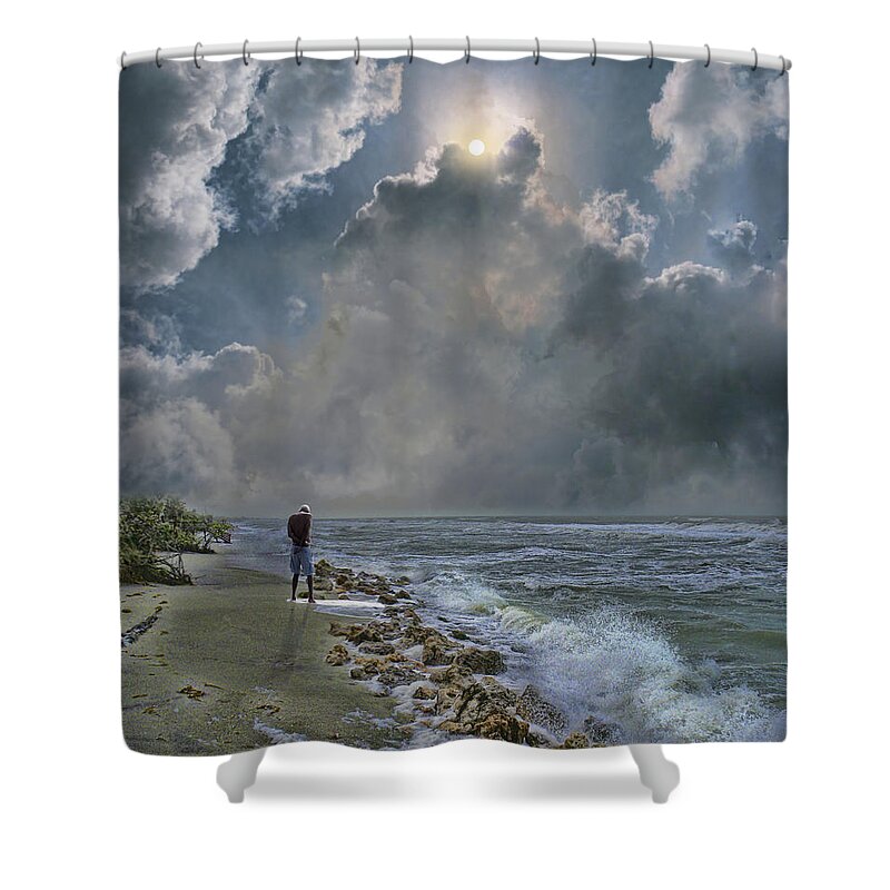 Man Shower Curtain featuring the photograph 4405 by Peter Holme III