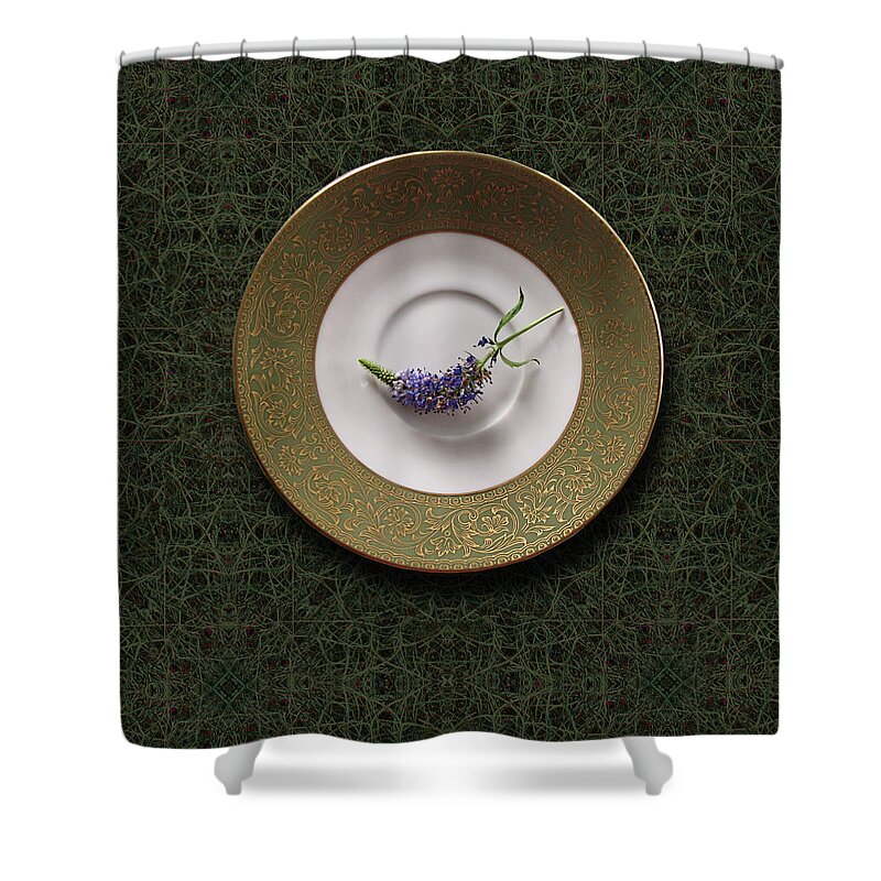 Plate Shower Curtain featuring the photograph 4424 by Peter Holme III