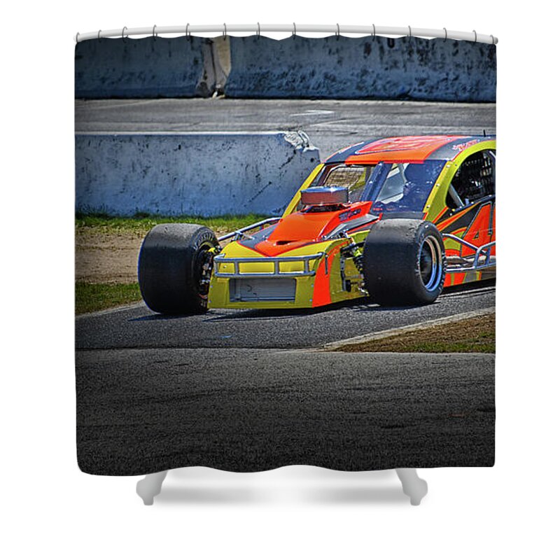 Motor Shower Curtain featuring the photograph 48 Z by Mike Martin