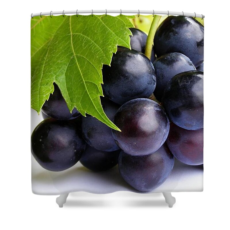 Grapes Shower Curtain featuring the photograph Grapes #5 by Jackie Russo