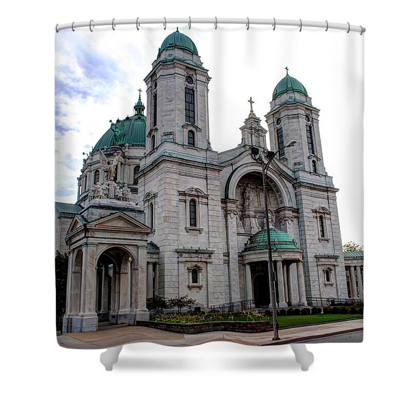  Shower Curtain featuring the photograph The Basilica #5 by Michael Frank Jr