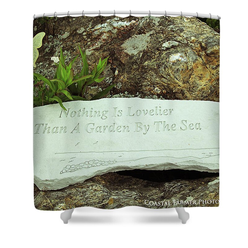 Sign Shower Curtain featuring the photograph Untitled #5 by Becca Wilcox