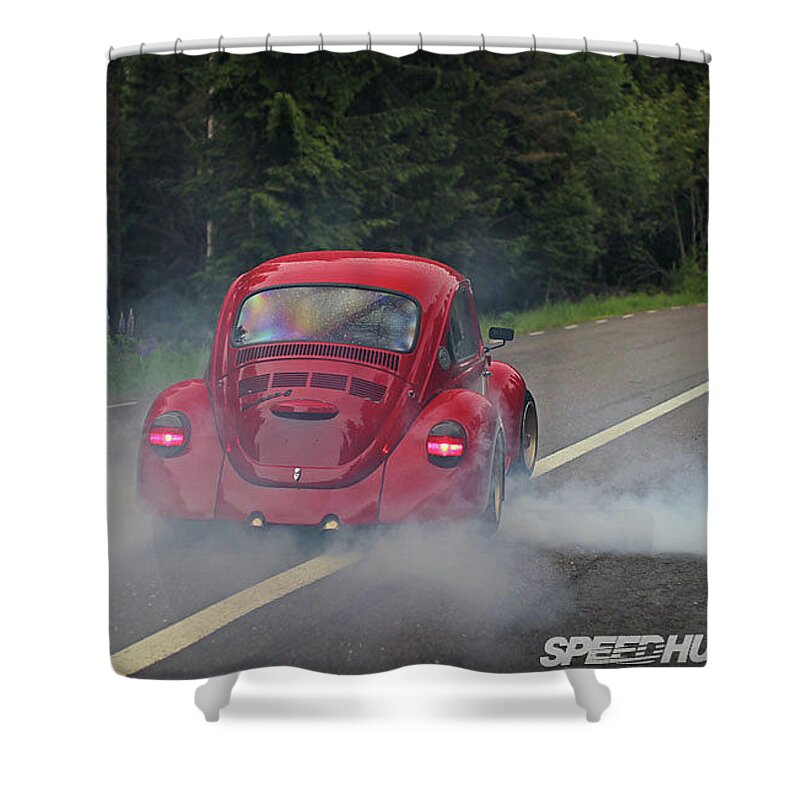 Volkswagen Beetle Shower Curtain featuring the photograph Volkswagen Beetle #5 by Jackie Russo