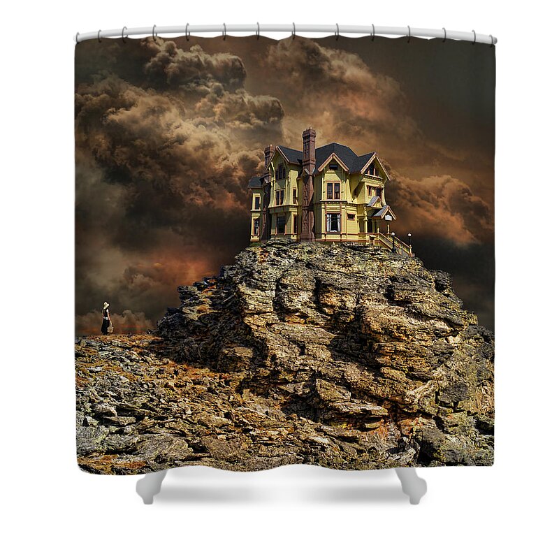 Woman Shower Curtain featuring the photograph 4130 by Peter Holme III