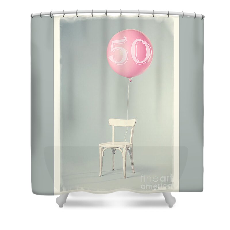 50 Shower Curtain featuring the photograph 50th Birthday by Edward Fielding