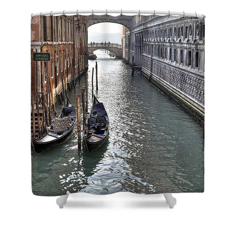 Bridge Of Sighs Shower Curtain featuring the photograph Venezia #51 by Joana Kruse