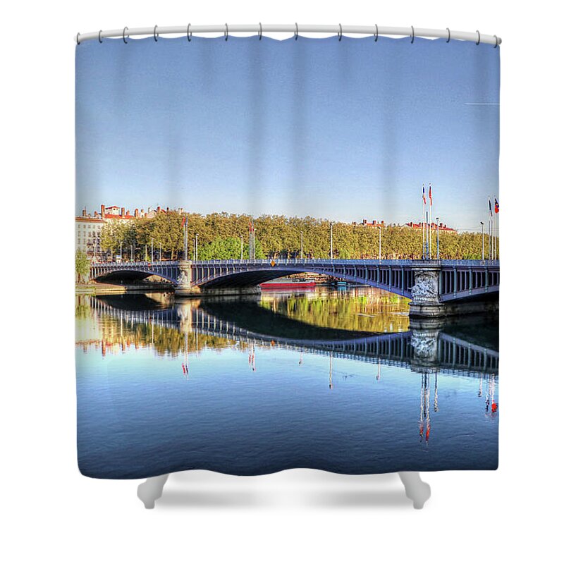 Lyon France Shower Curtain featuring the photograph Lyon France #54 by Paul James Bannerman