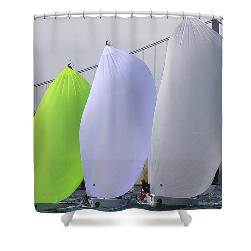 Oracle Shower Curtain featuring the photograph Bay Colors #50 by Steven Lapkin
