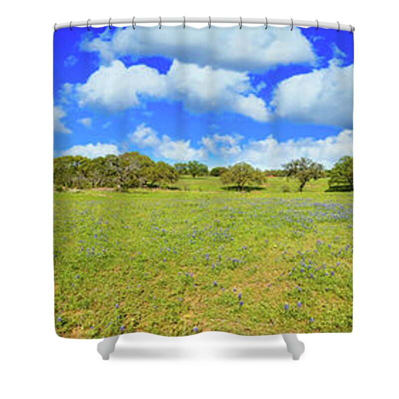 Austin Shower Curtain featuring the photograph Texas Hill Country #6 by Raul Rodriguez