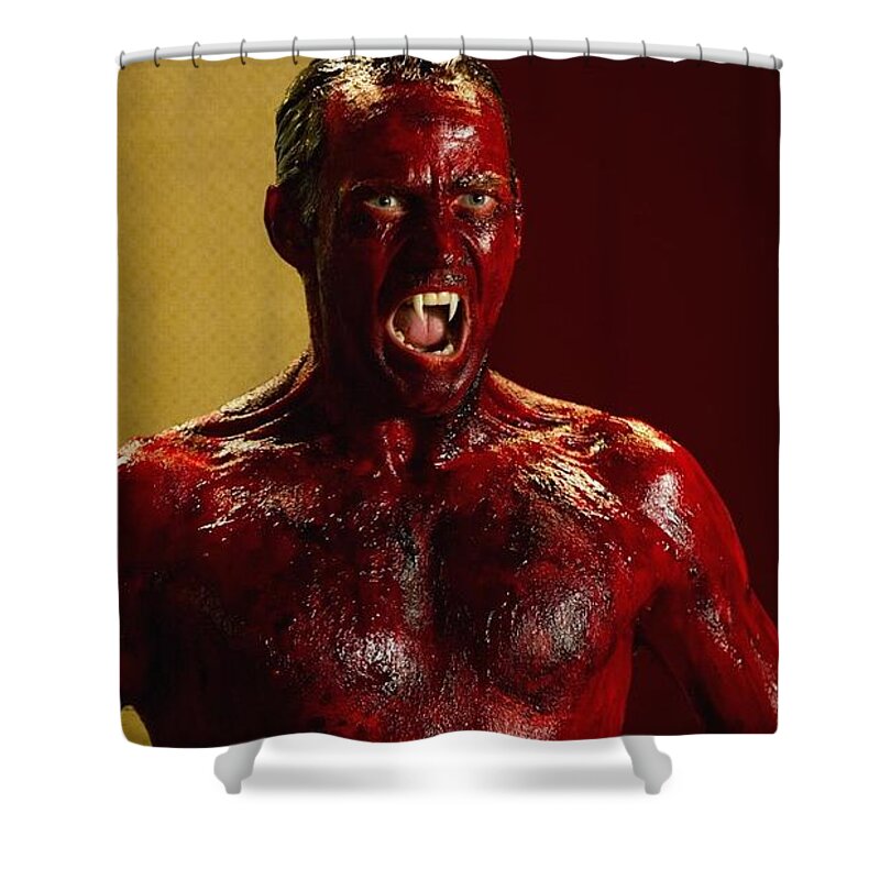 True Blood Shower Curtain featuring the digital art True Blood #6 by Super Lovely