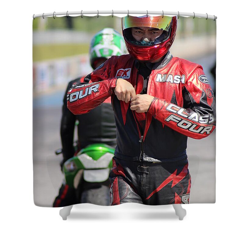 Manufacturers Shower Curtain featuring the photograph Man Cup 08 2016 by JT #63 by Jack Norton