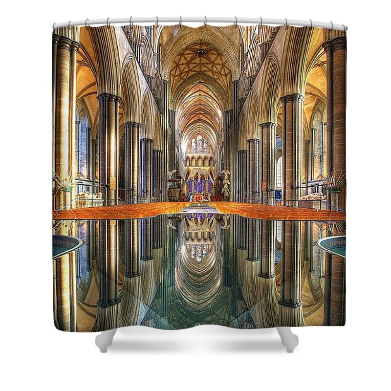 Cathedral Shower Curtain featuring the photograph Cathedral #7 by Mariel Mcmeeking