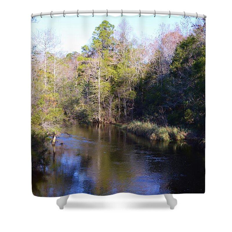 Early Light Shower Curtain featuring the photograph Early Light #7 by Warren Thompson