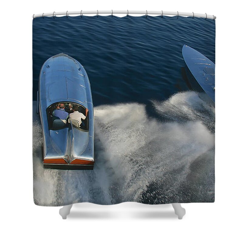 Aerial Shower Curtain featuring the photograph From on High #3 by Steven Lapkin