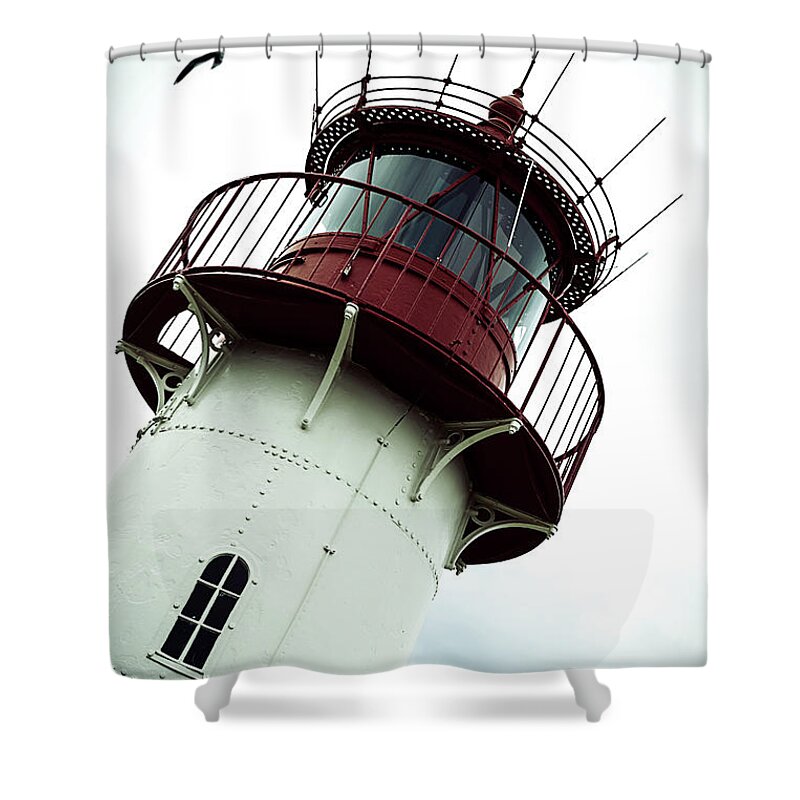 Beacon Shower Curtain featuring the photograph Lighthouse #7 by Joana Kruse