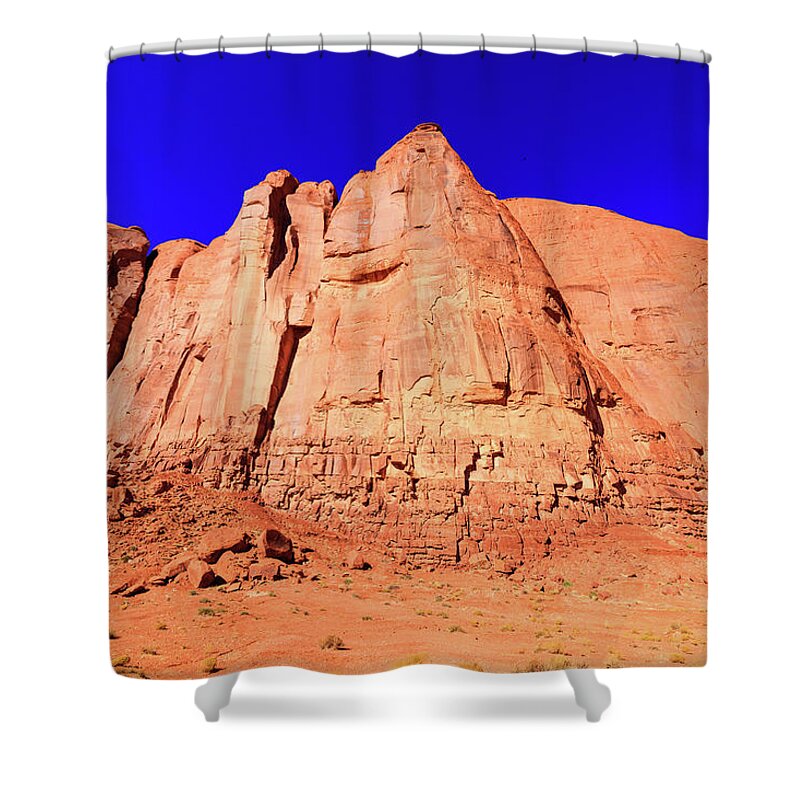 Monument Valley Shower Curtain featuring the photograph Monument Valley #7 by Raul Rodriguez