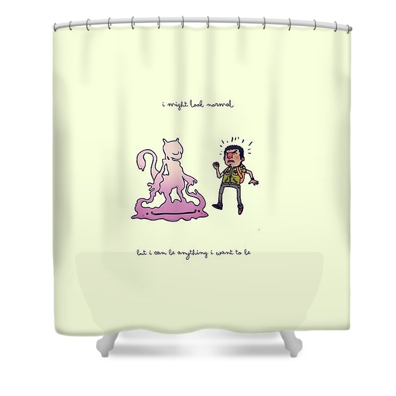 Motivational Shower Curtain featuring the digital art Motivational #7 by Super Lovely