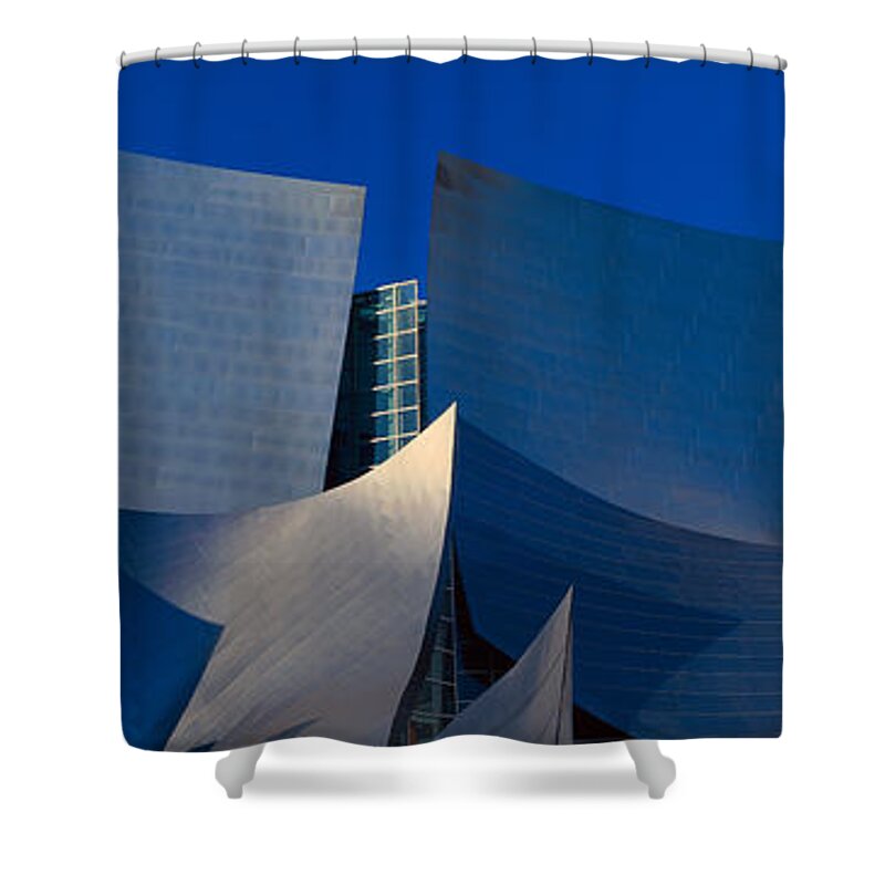 Photography Shower Curtain featuring the photograph Walt Disney Concert Hall, Los Angeles #7 by Panoramic Images
