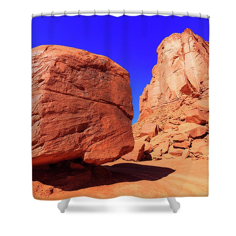 Monument Valley Shower Curtain featuring the photograph Monument Valley #8 by Raul Rodriguez