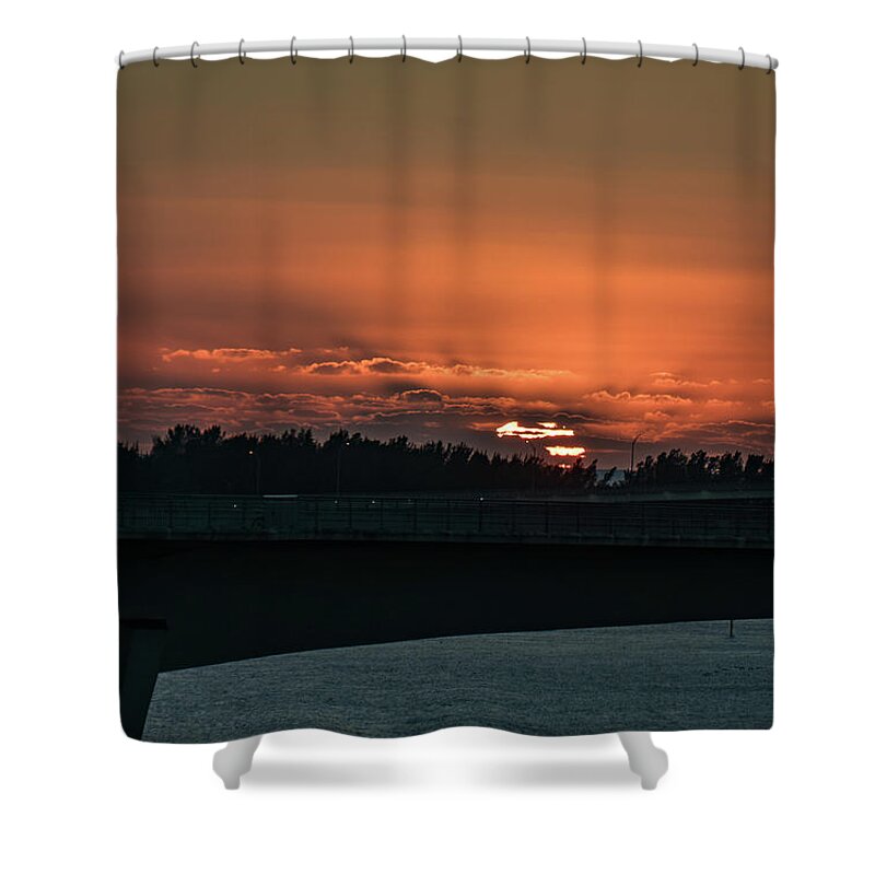 Clearwater Beach Shower Curtain featuring the photograph Sunset #8 by Jane Luxton