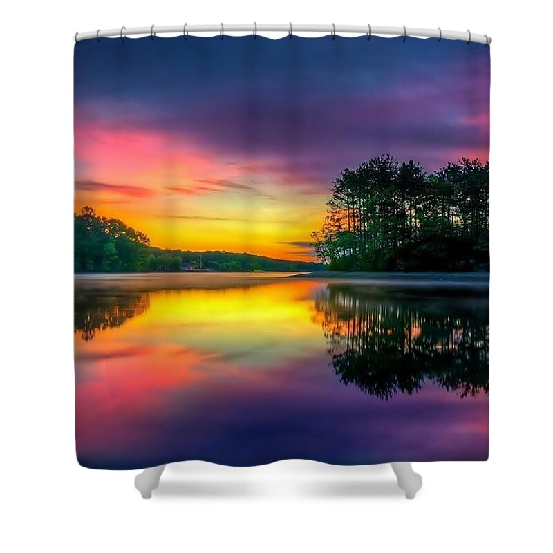 Sunset Shower Curtain featuring the photograph Sunset #82 by Jackie Russo