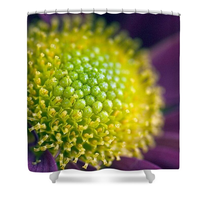 Flower Shower Curtain featuring the digital art Flower #99 by Super Lovely
