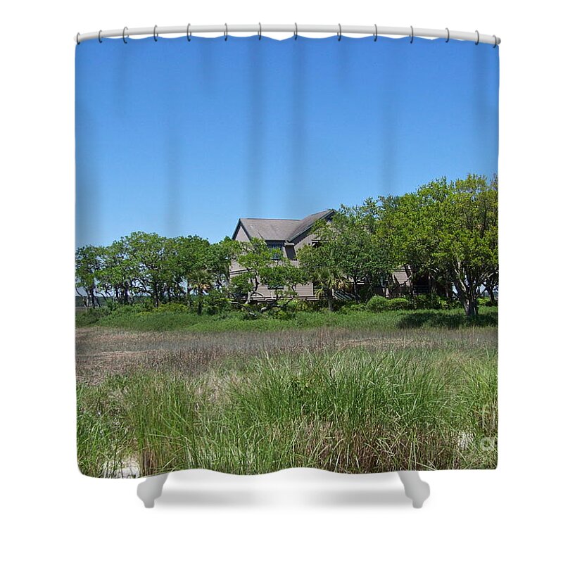 Landscape Shower Curtain featuring the photograph A Beautiful Day by Carol Bradley