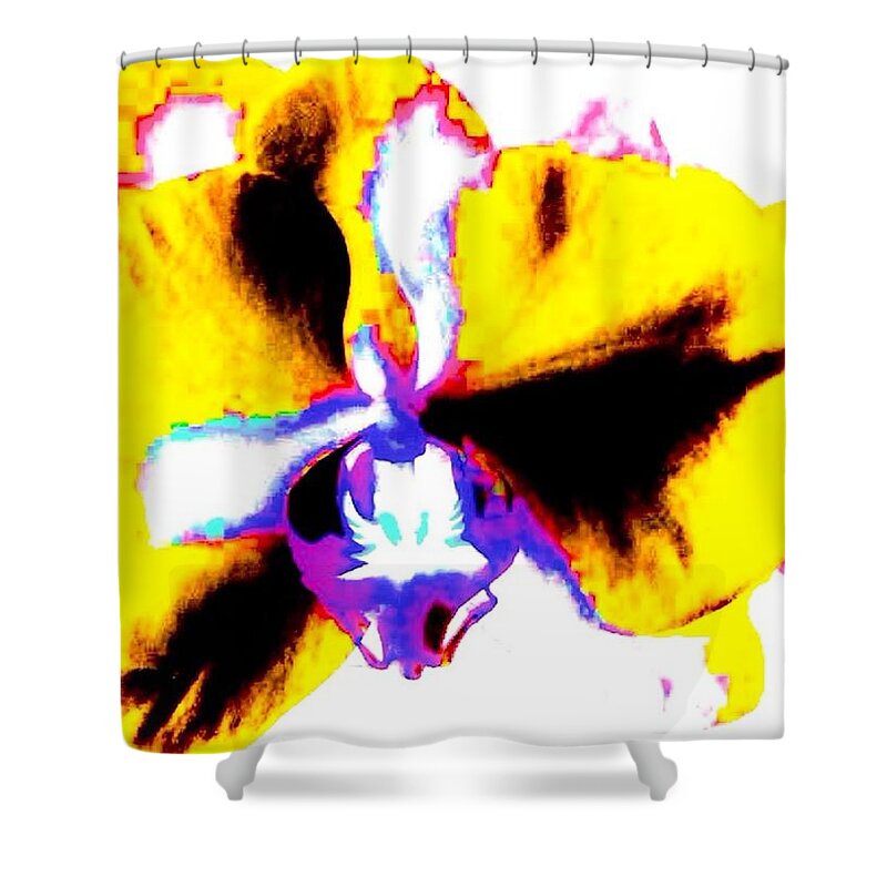 Orchid Shower Curtain featuring the photograph A Beautiful Orchid by Jennifer Lake
