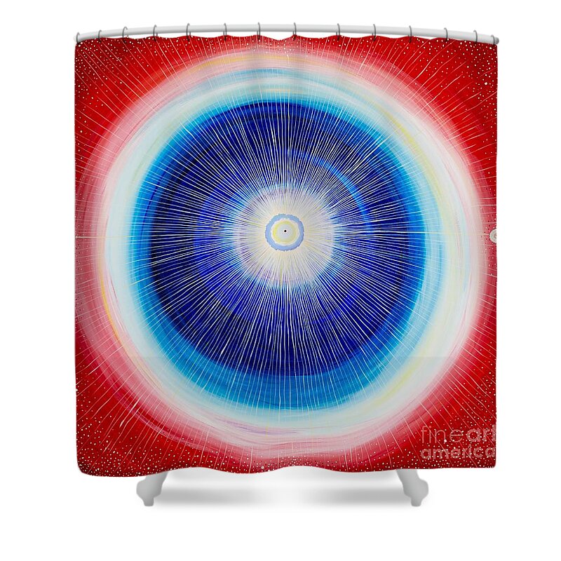 Imagination Shower Curtain featuring the painting Imagination by Victoria Tara