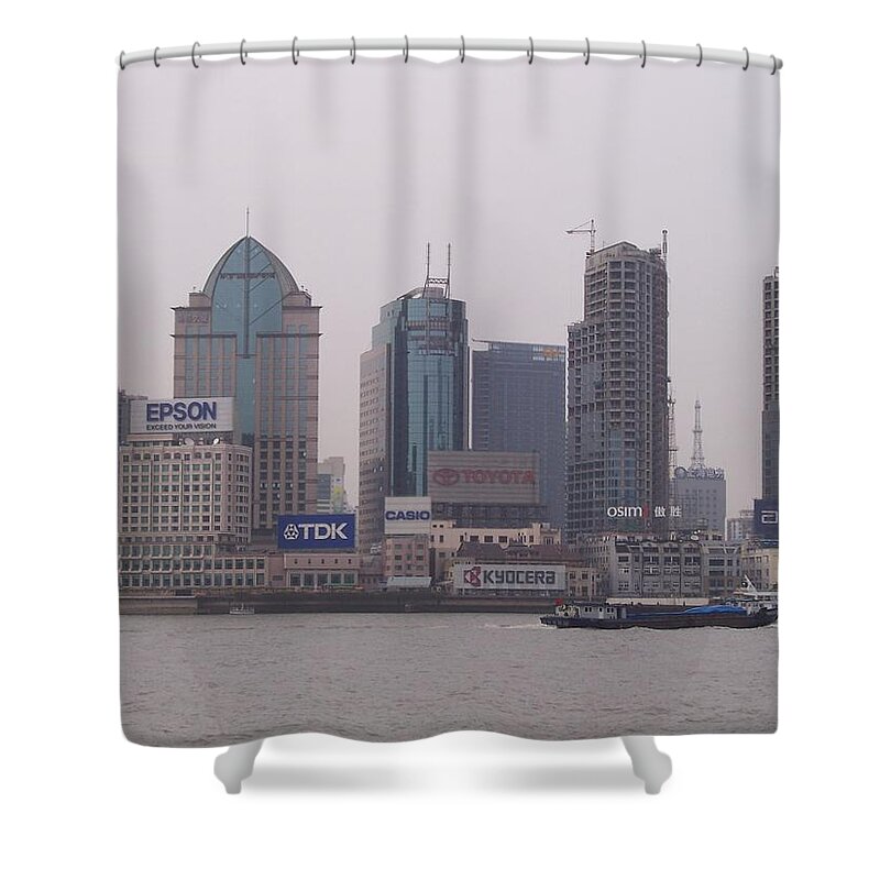 Nature Shower Curtain featuring the photograph A City On A Hill by Robert Margetts