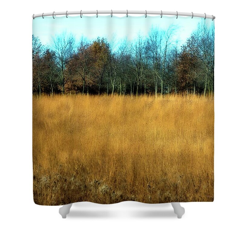 Scenic Shower Curtain featuring the photograph A Field of Browns by Coke Mattingly